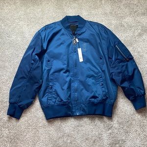 Marc Jacobs womens blue bomber jacket size M